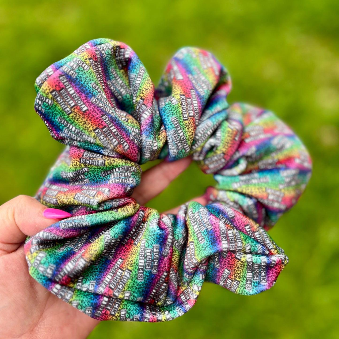 Anti political XXL scrunchies
