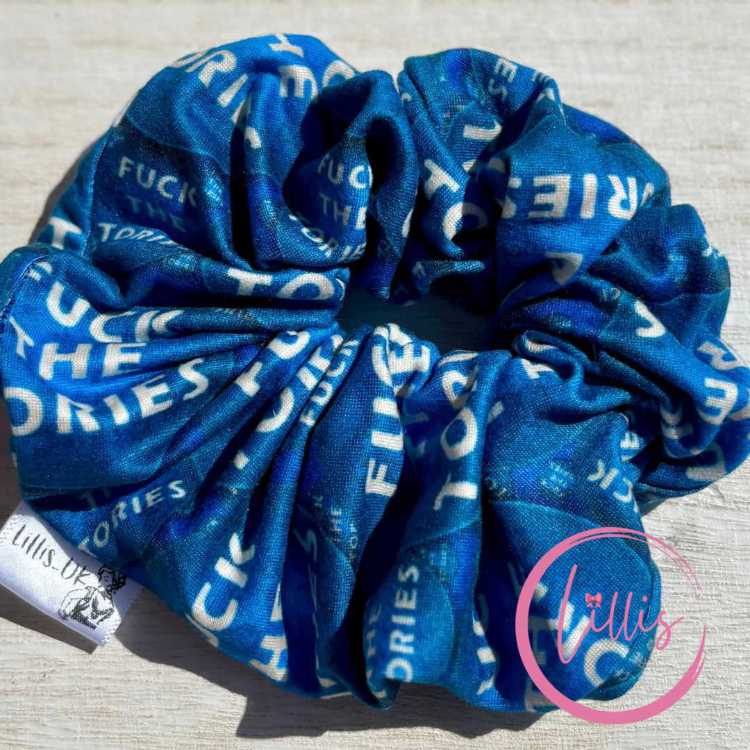 Anti political Standard scrunchie