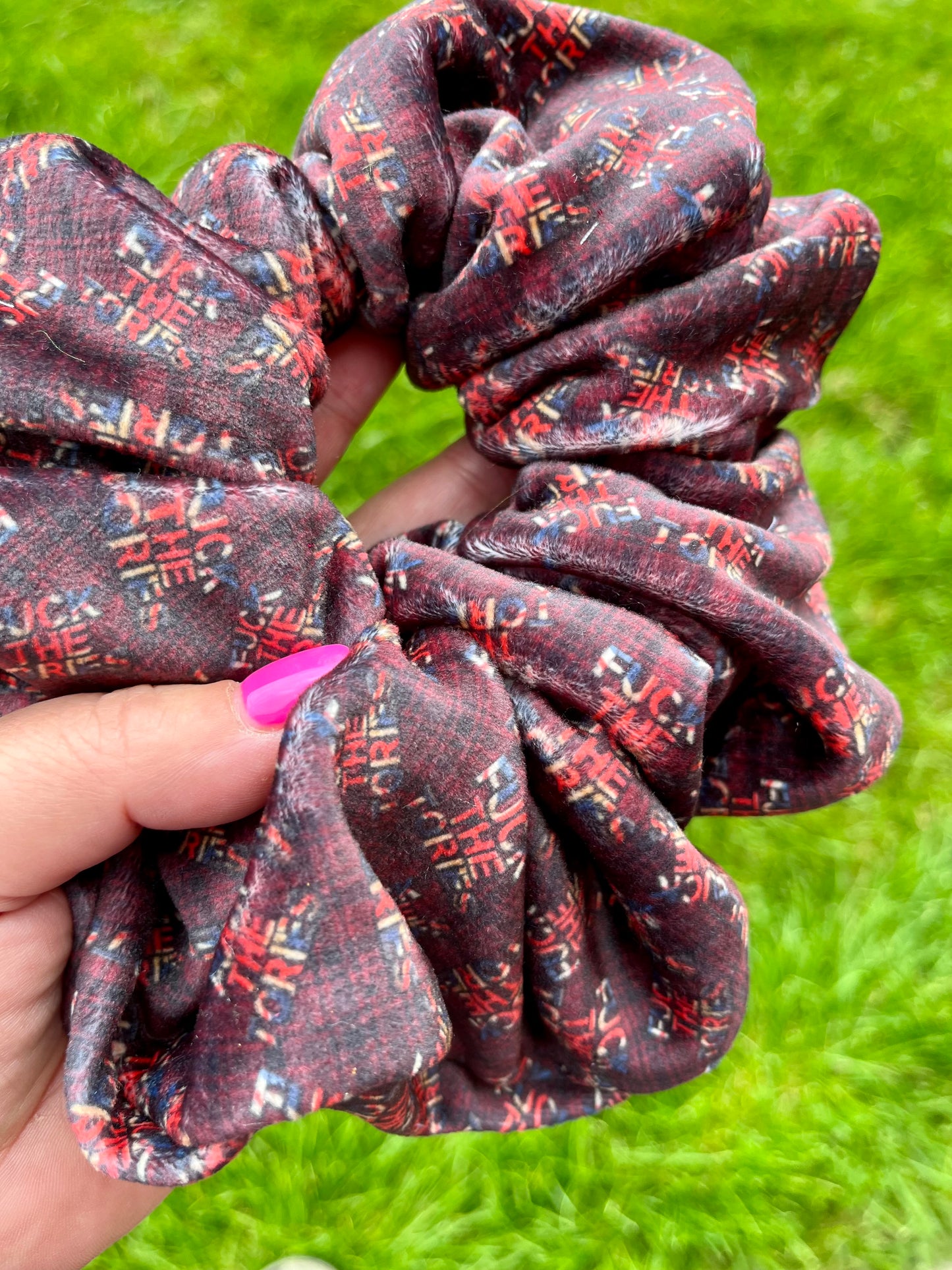 Anti political XXL scrunchies