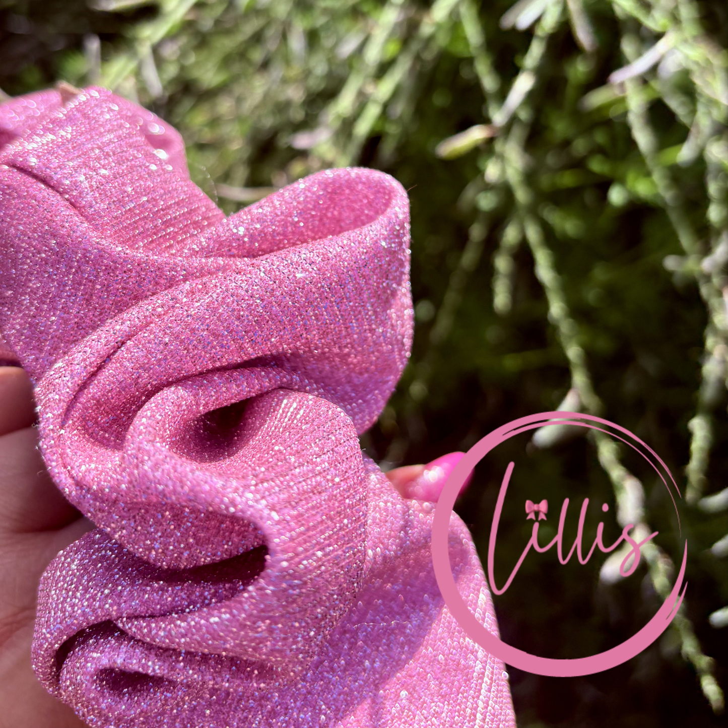 Lillis XXL Scrunchie Handmade Luxury Hair Accessory in Stretch Fabric