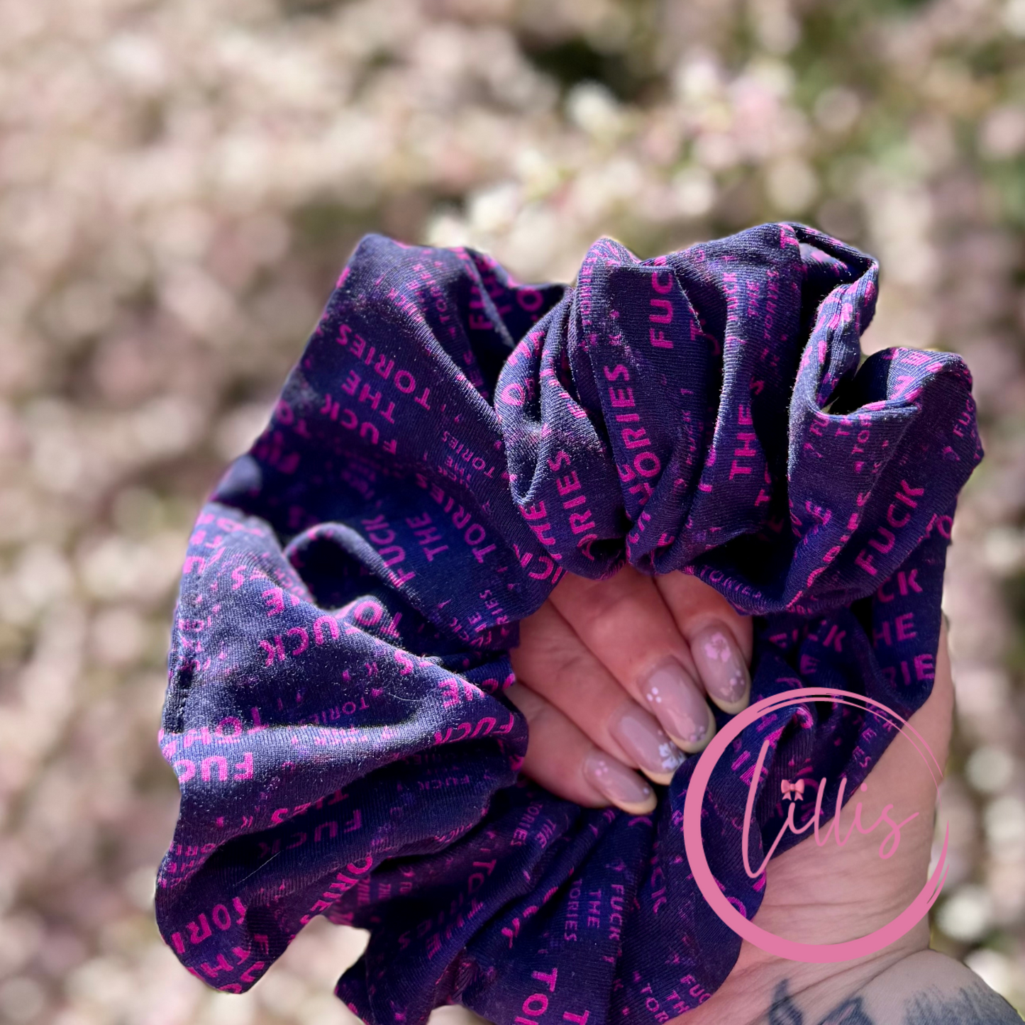 Anti political XXL XL scrunchies