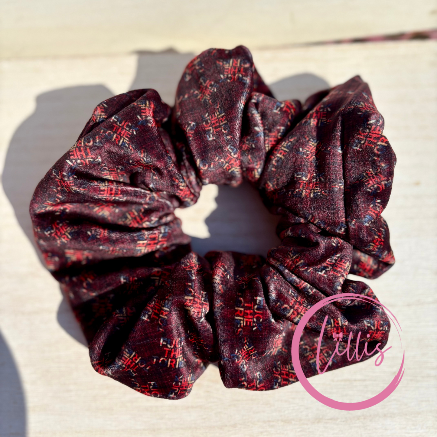 Anti political XXL XL scrunchies