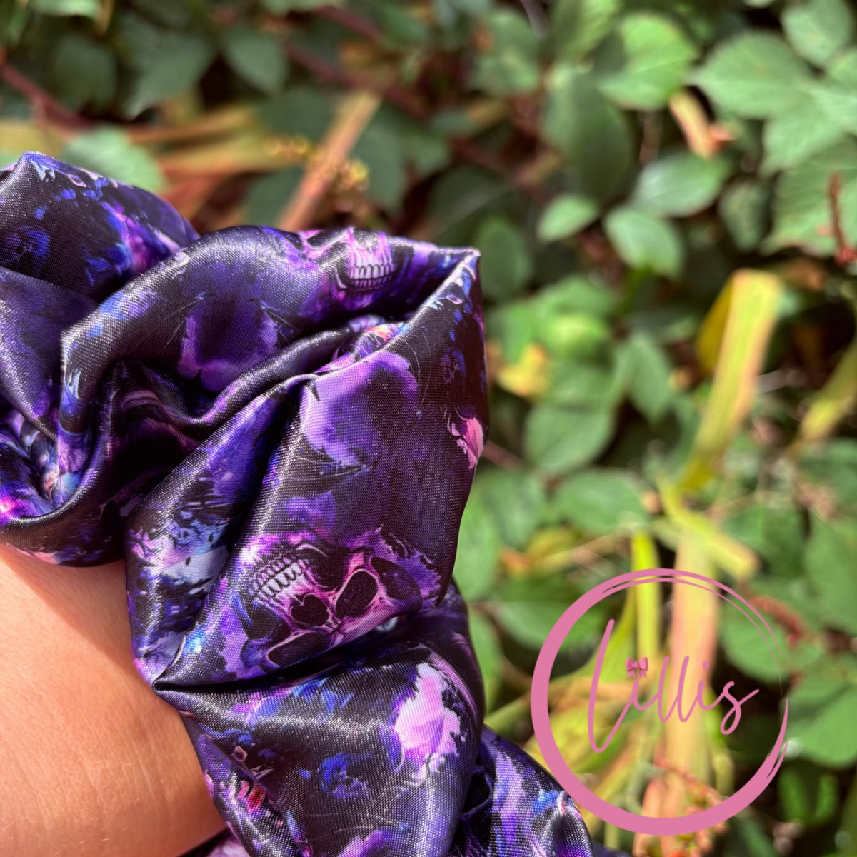 Deadly Violet - XXL Satin Silk Scrunchie