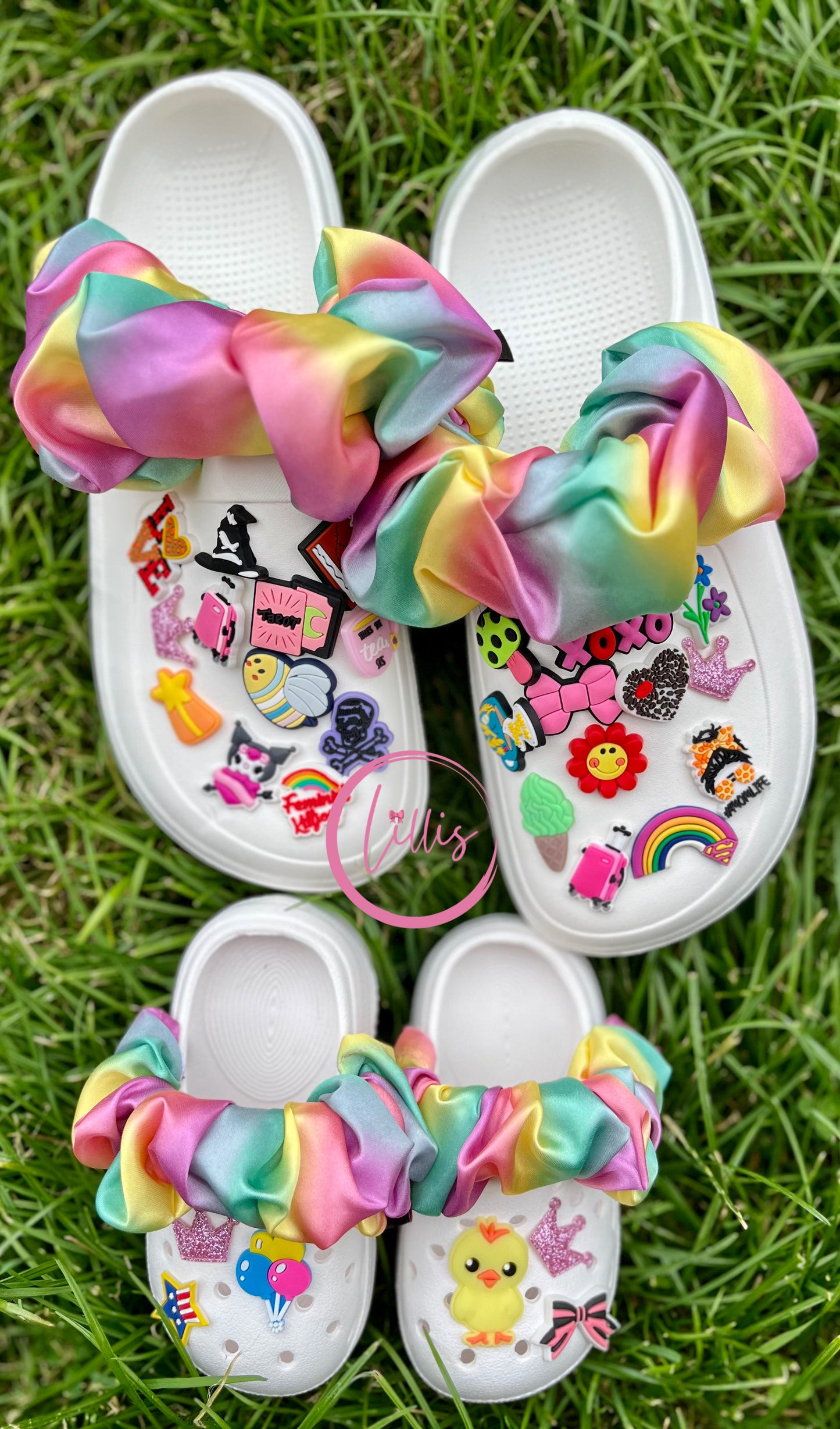 Croc strap scrunchies Baby/childrens