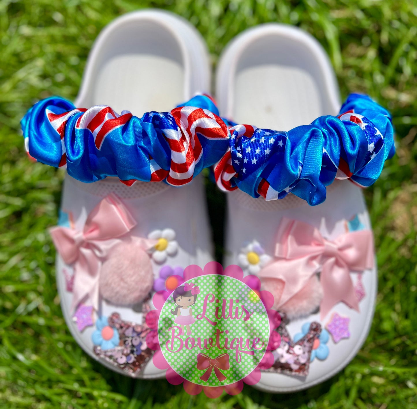 Croc strap scrunchies