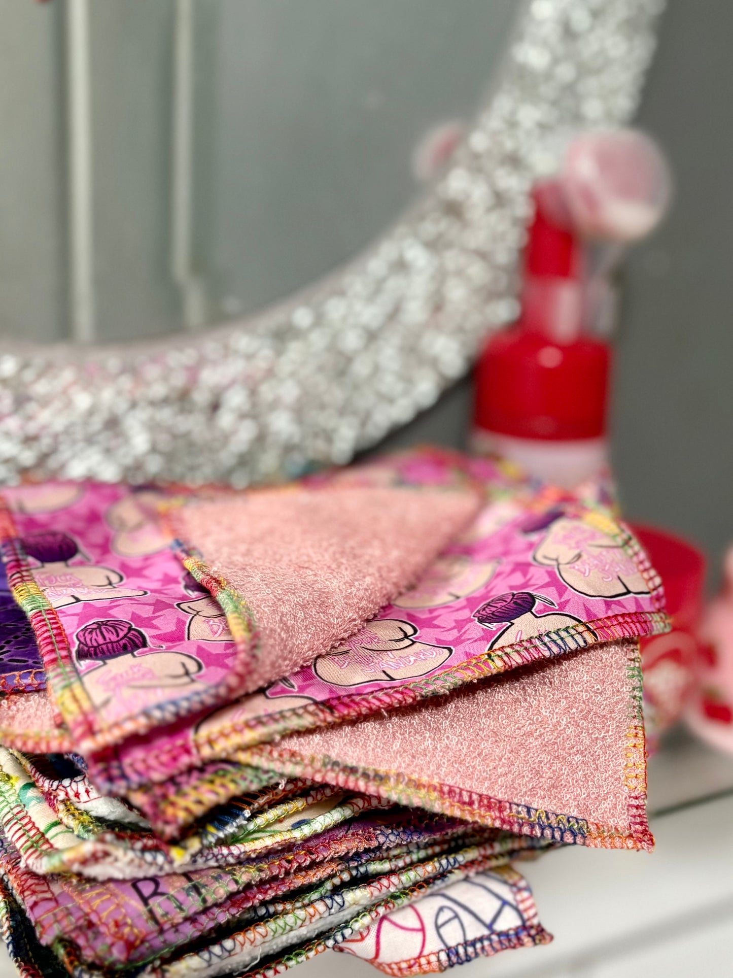 Eco Reusable Wipes | Handmade in Manchester | Sassy, Sweary & PG Designs | Sustainable Cotton Towelling