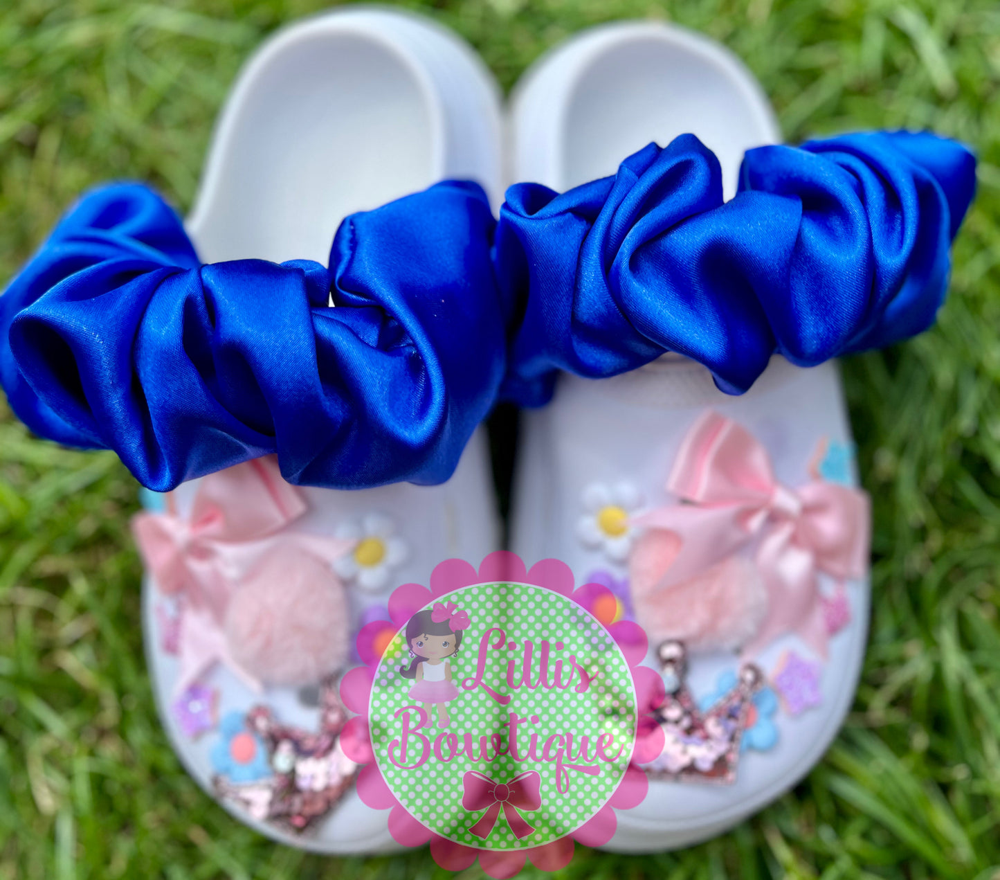 Croc strap scrunchies
