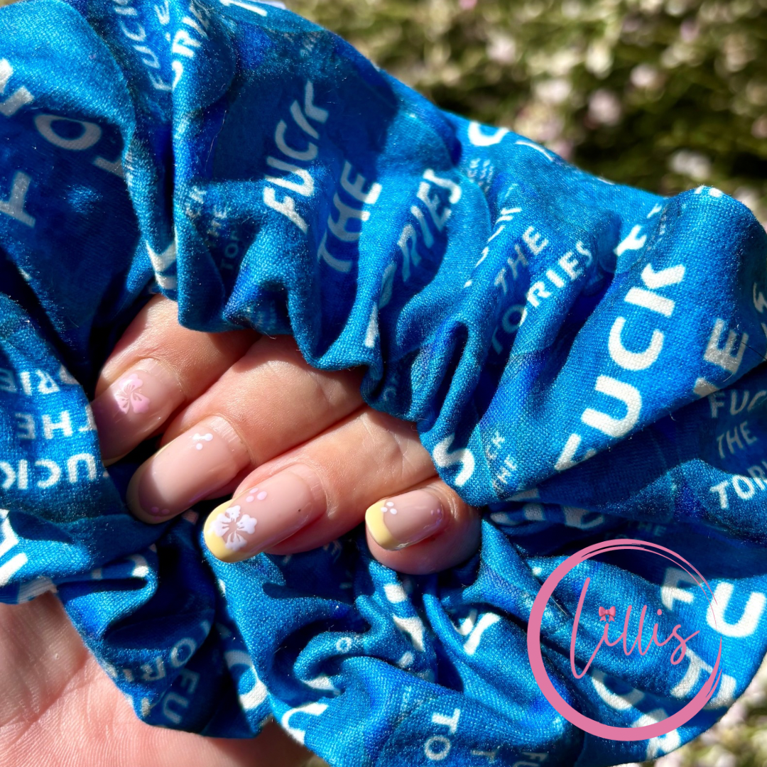 Anti political Standard scrunchie