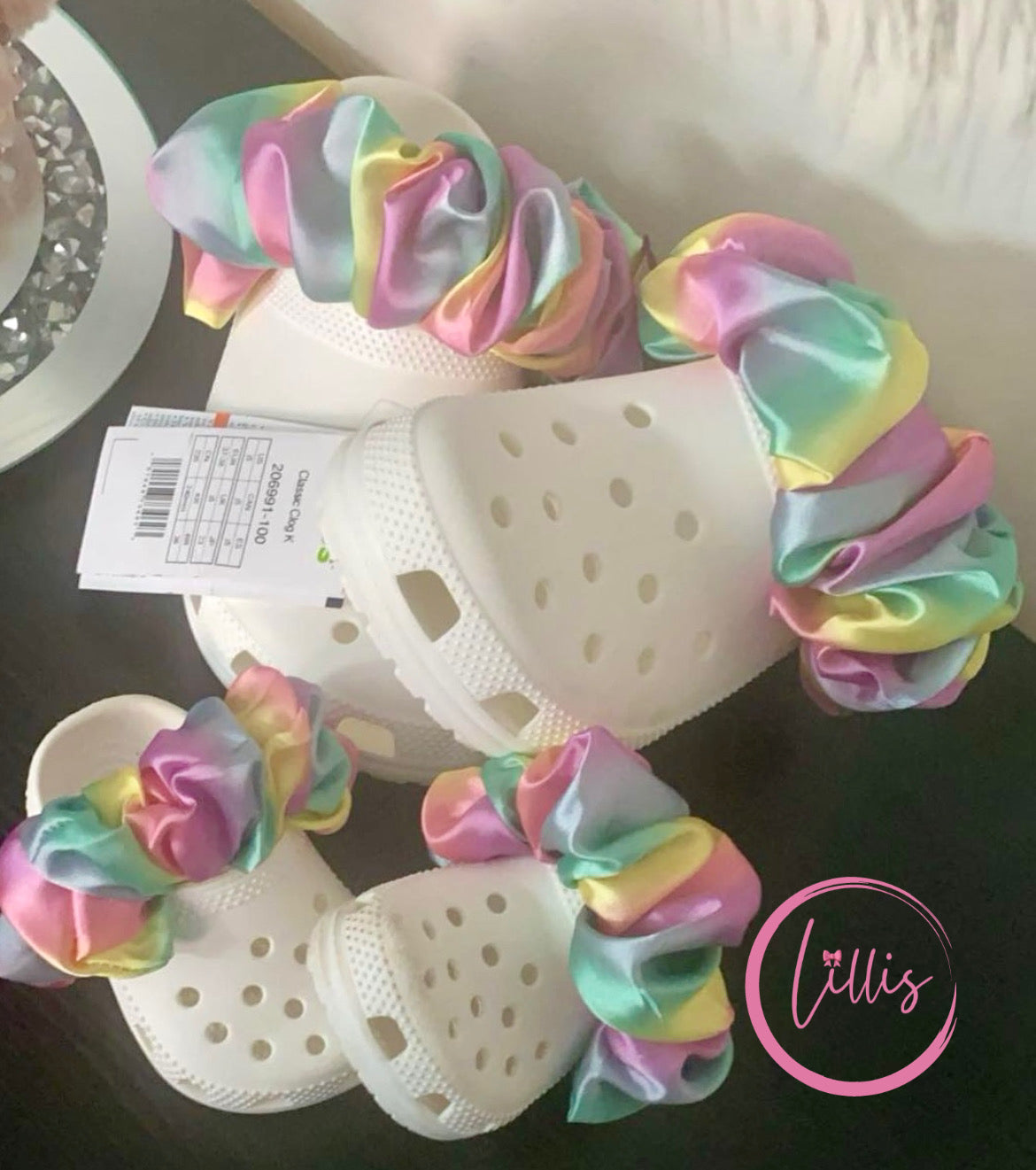 Croc strap scrunchies Baby/childrens