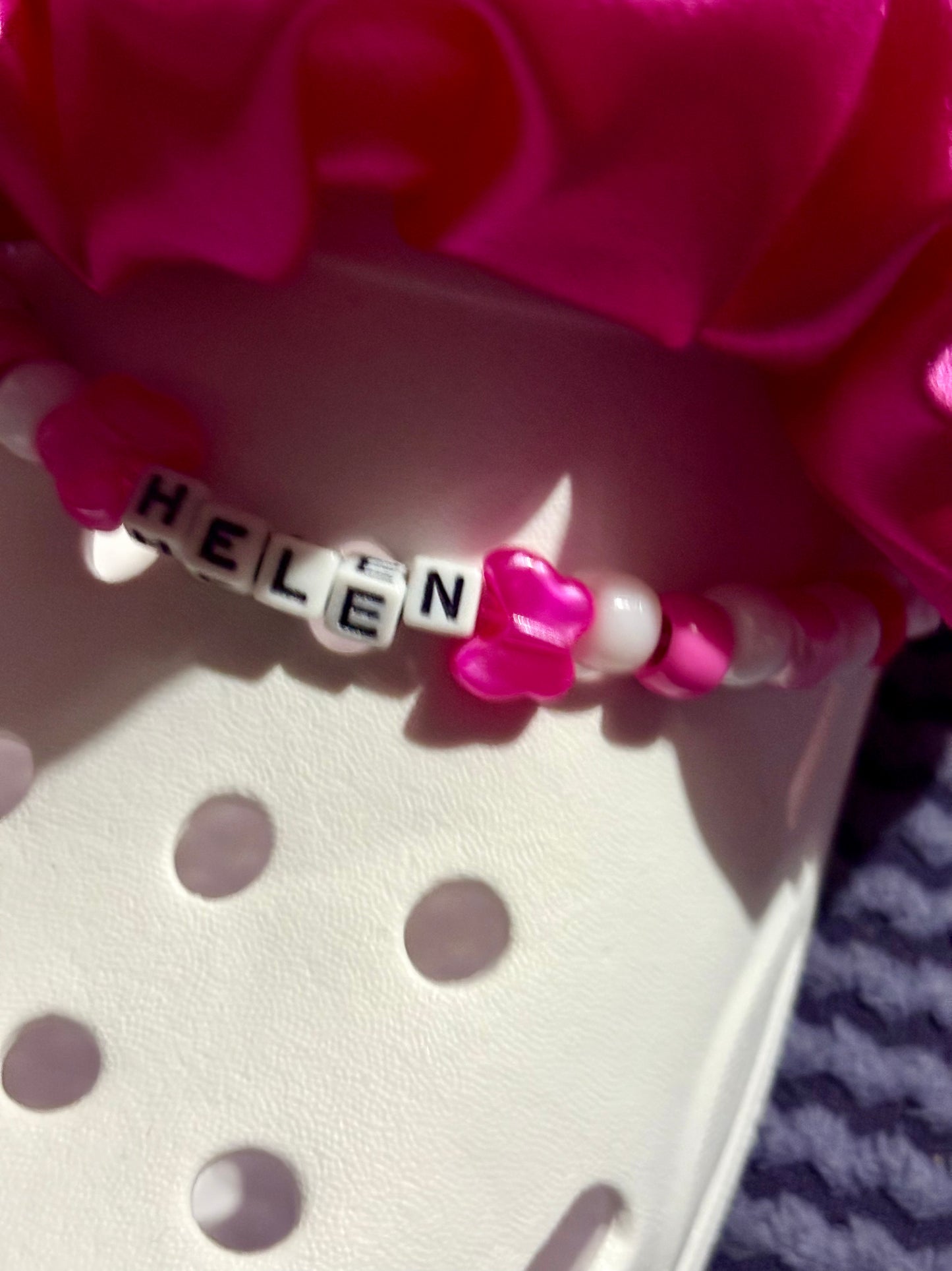 Croc charm bracelet