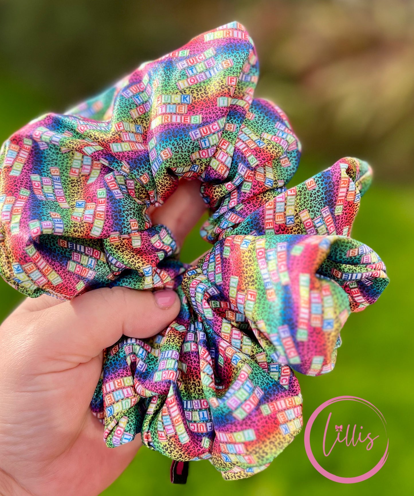 Anti political XXL scrunchies