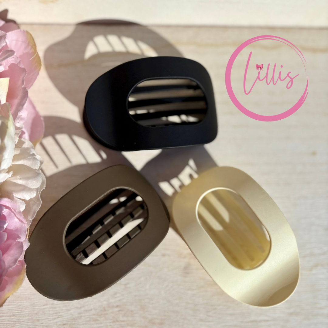 Flat claw clip