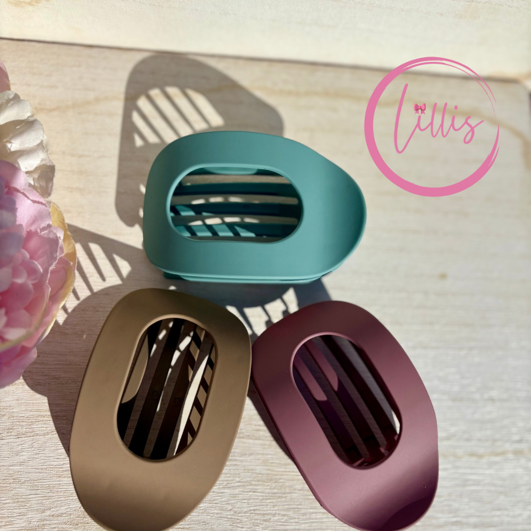 Flat claw clip
