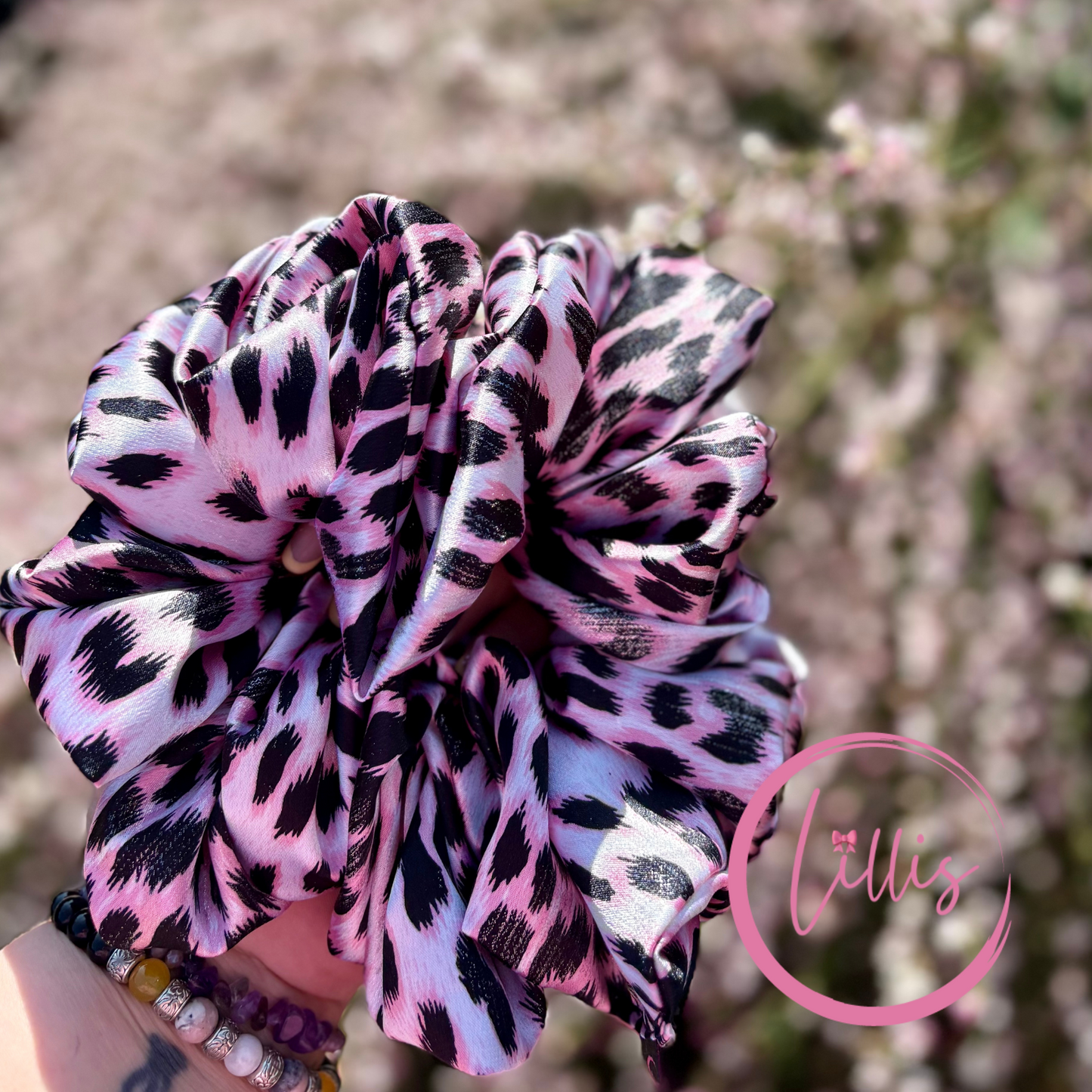XL & XXL Satin Silk Scrunchies | Handmade in Manchester | Patterned Designs | Luxury Soft Hair Accessories