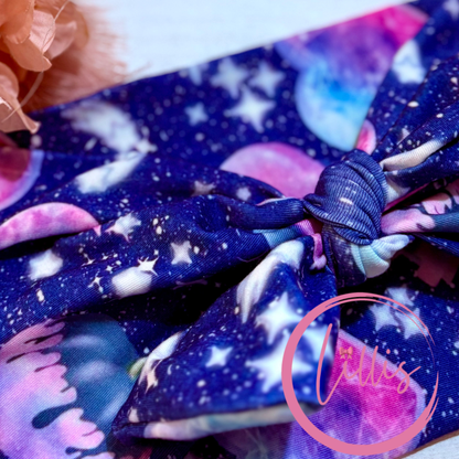 Faux bow headband soft super stretchy wear 3 ways