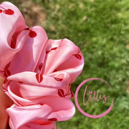 Lillis XXL Scrunchie Handmade Luxury Hair Accessory in Silky Satin