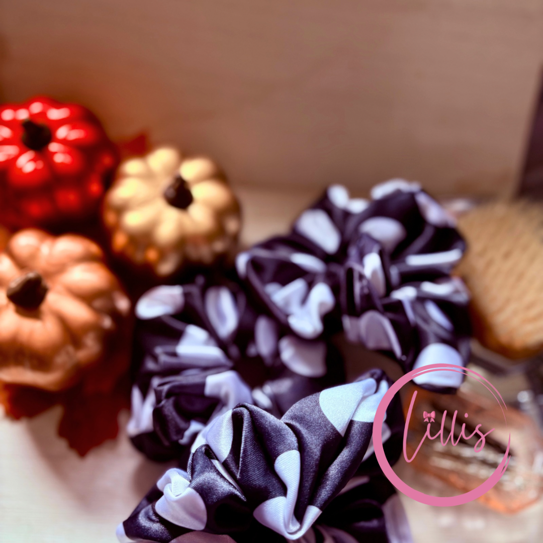 Standard Satin Silk Scrunchies | Handmade in Manchester | Soft, Smooth & Kind to Hair | Everyday Luxury Hair Accessories