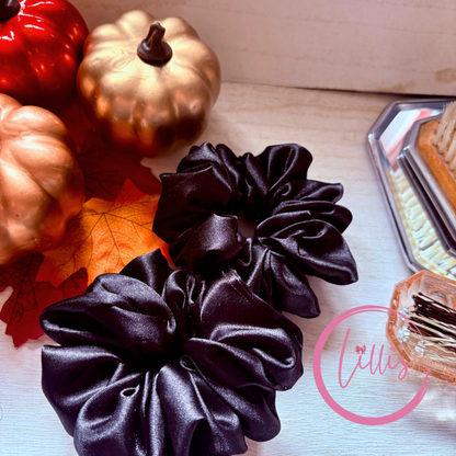 Standard Satin Silk Scrunchies | Handmade in Manchester | Soft, Smooth & Kind to Hair | Everyday Luxury Hair Accessories