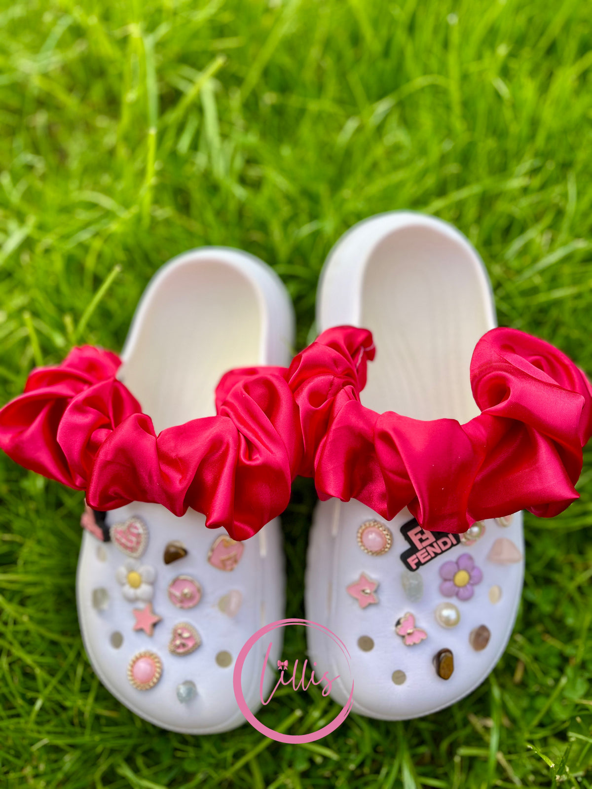 Croc Scrunchies – Satin Silk, Velvet & Faux Fur