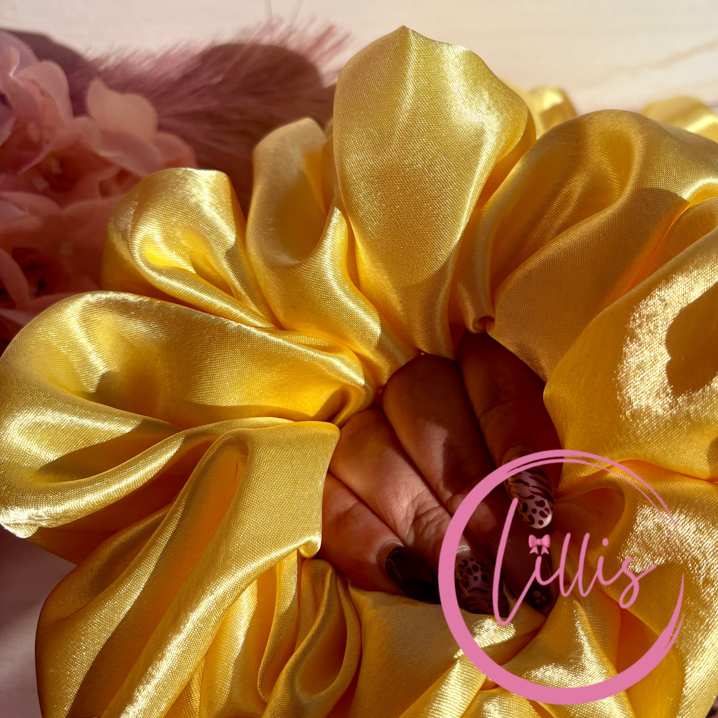Lillis XXL Scrunchie Handmade Luxury Hair Accessory in Silky Satin
