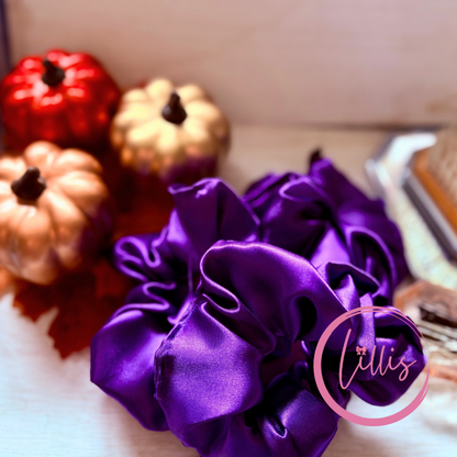 Standard Satin Silk Scrunchies | Handmade in Manchester | Soft, Smooth & Kind to Hair | Everyday Luxury Hair Accessories