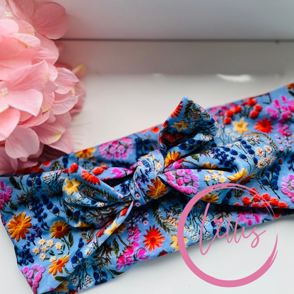 Twist Faux Bow Headband | Soft Stretch Jersey | Handmade Alternative & Spooky Designs