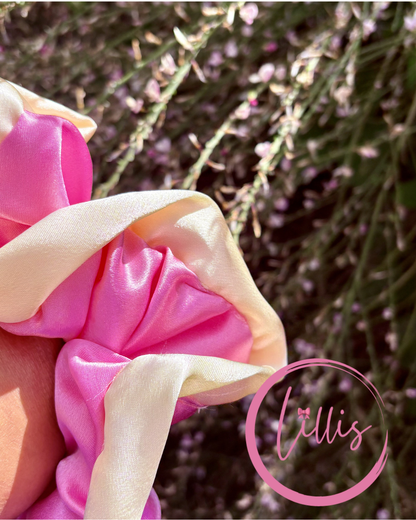 Lillis oversized Scrunchie Handmade Luxury Hair Accessory in Silky Satin