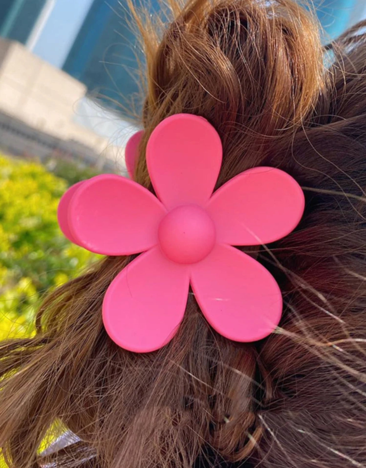 Flower claw clip