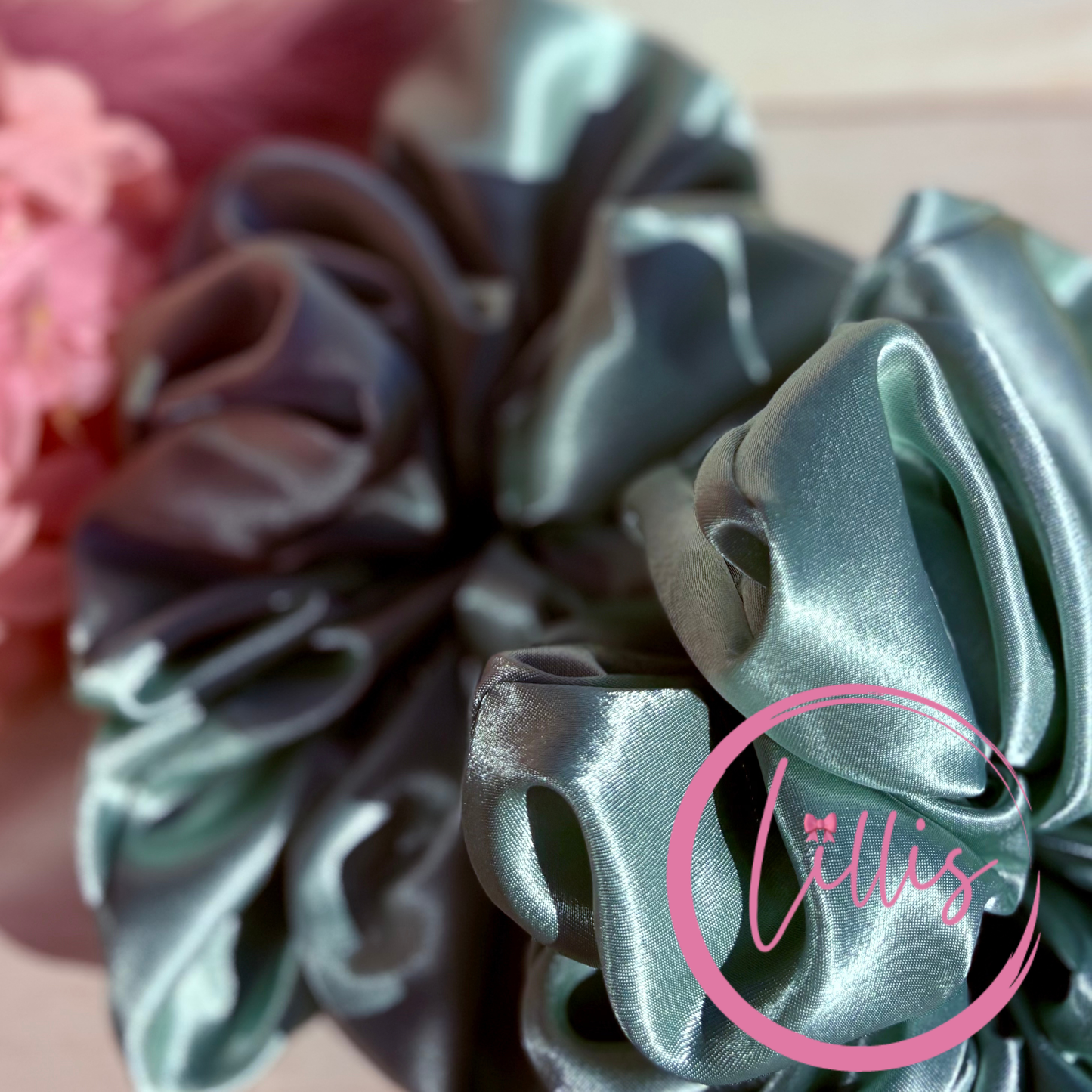 Lillis XXL Scrunchie Handmade Luxury Hair Accessory in Silky Satin