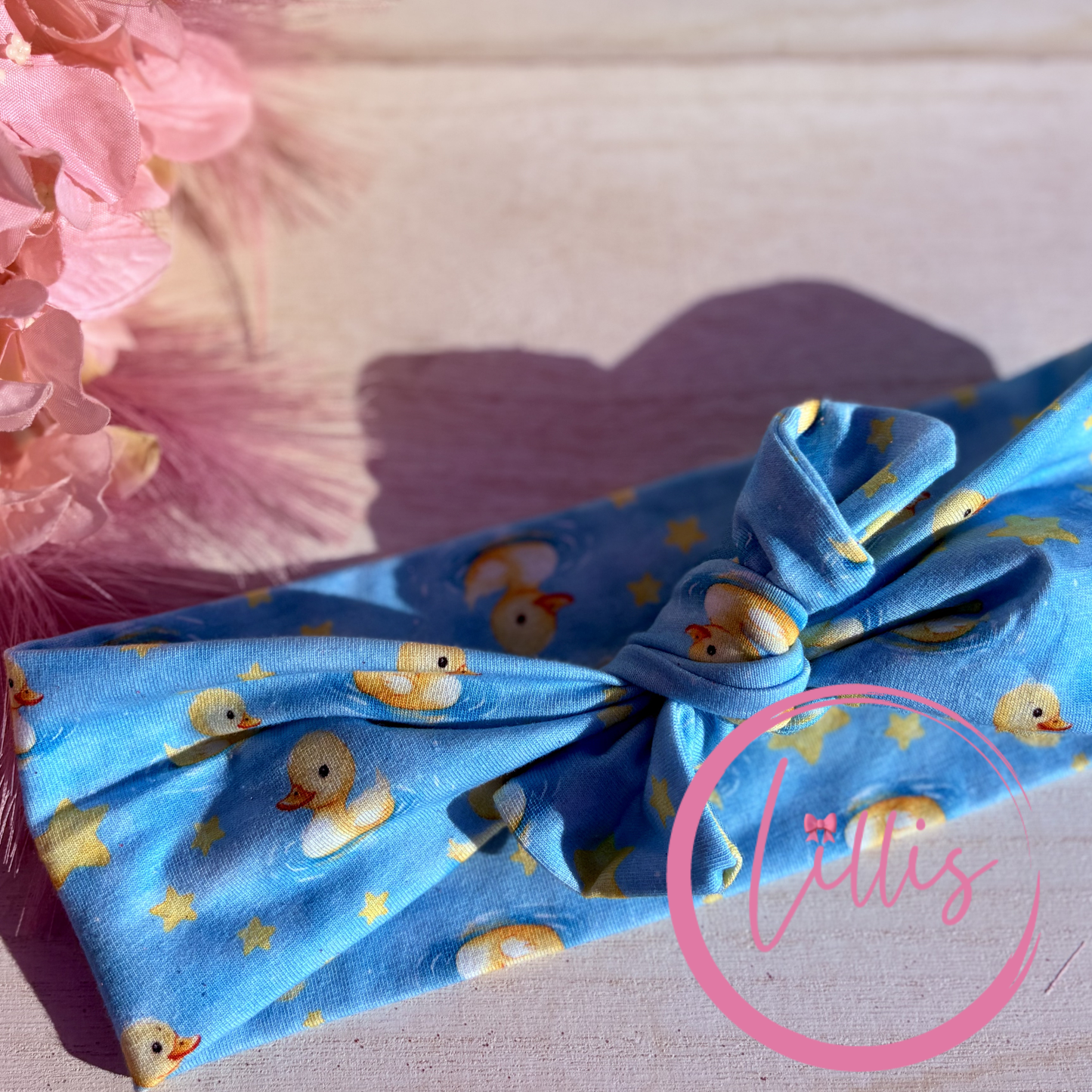 Faux bow headband soft super stretchy wear 3 ways