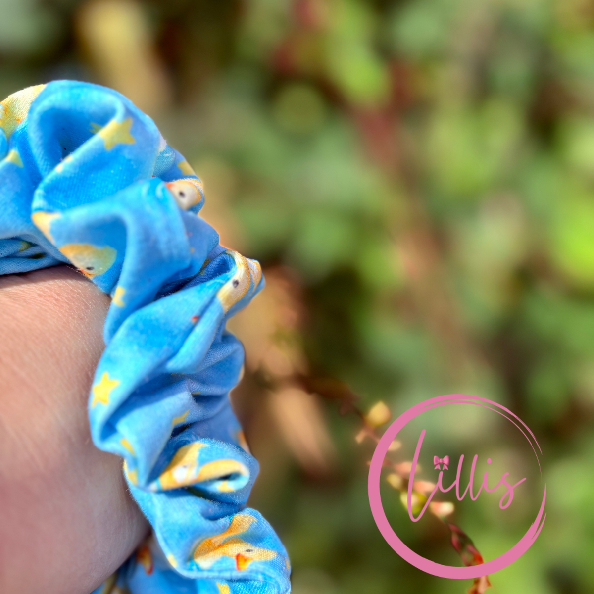 Lucky Ducks - Standard Fabric Scrunchie