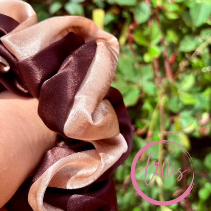Oversized Satin Scrunchie – Handmade by Lillis