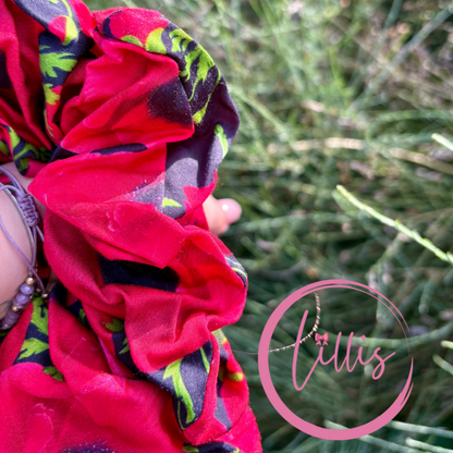 XL & XXL Satin Silk Scrunchies | Handmade in Manchester | Patterned Designs | Luxury Soft Hair Accessories