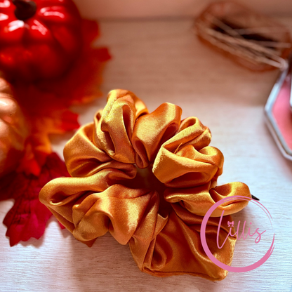 Standard Satin Silk Scrunchies | Handmade in Manchester | Soft, Smooth & Kind to Hair | Everyday Luxury Hair Accessories