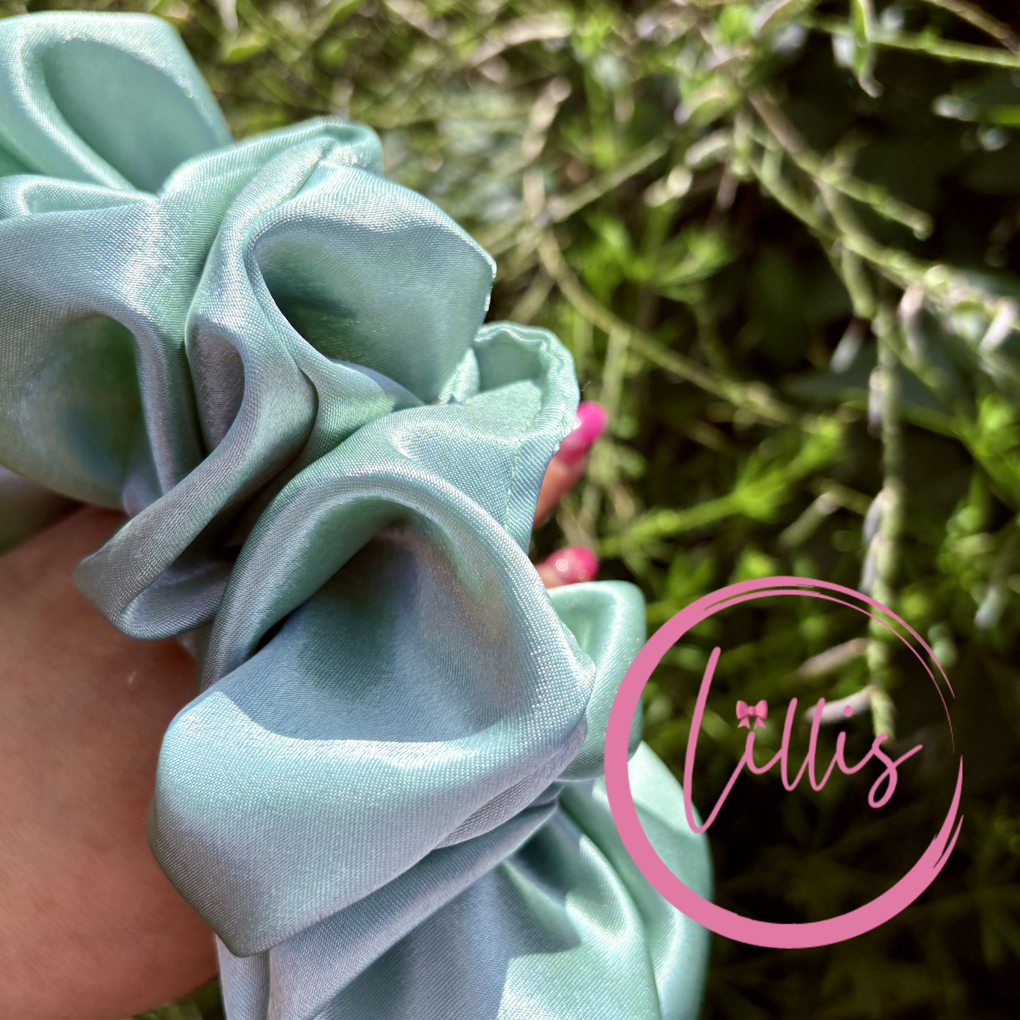 Lillis XXL Scrunchie Handmade Luxury Hair Accessory in Silky Satin