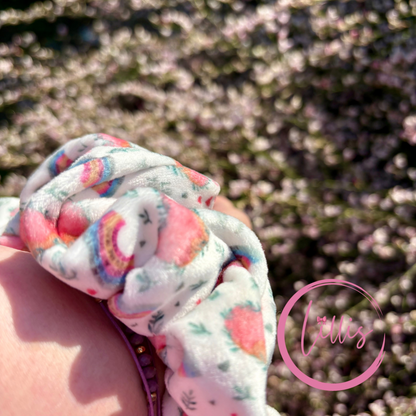 XL velvet squish scrunchie