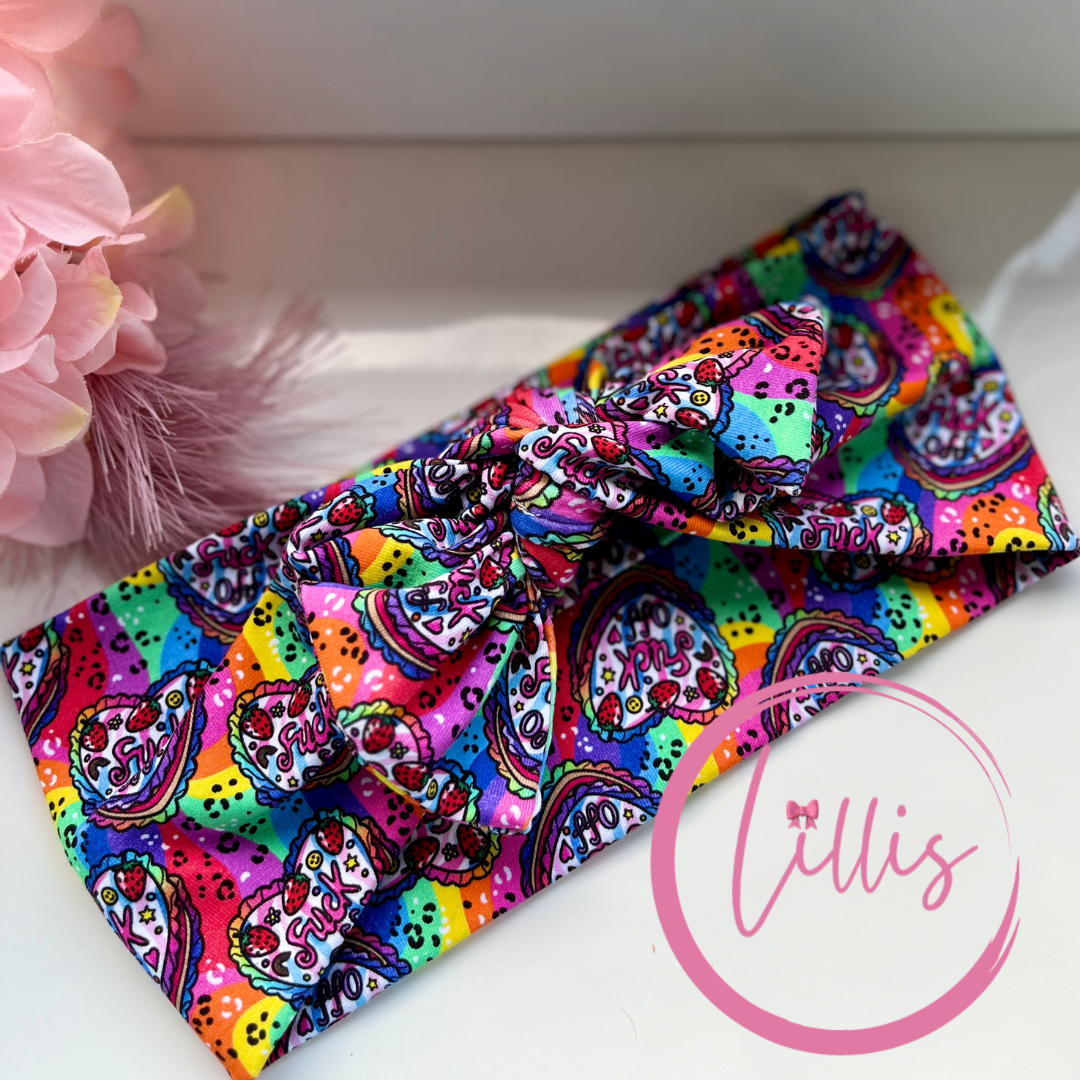 Sassy Faux Bow headhugs/headbands