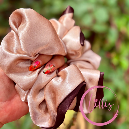 Oversized Satin Scrunchie – Handmade by Lillis