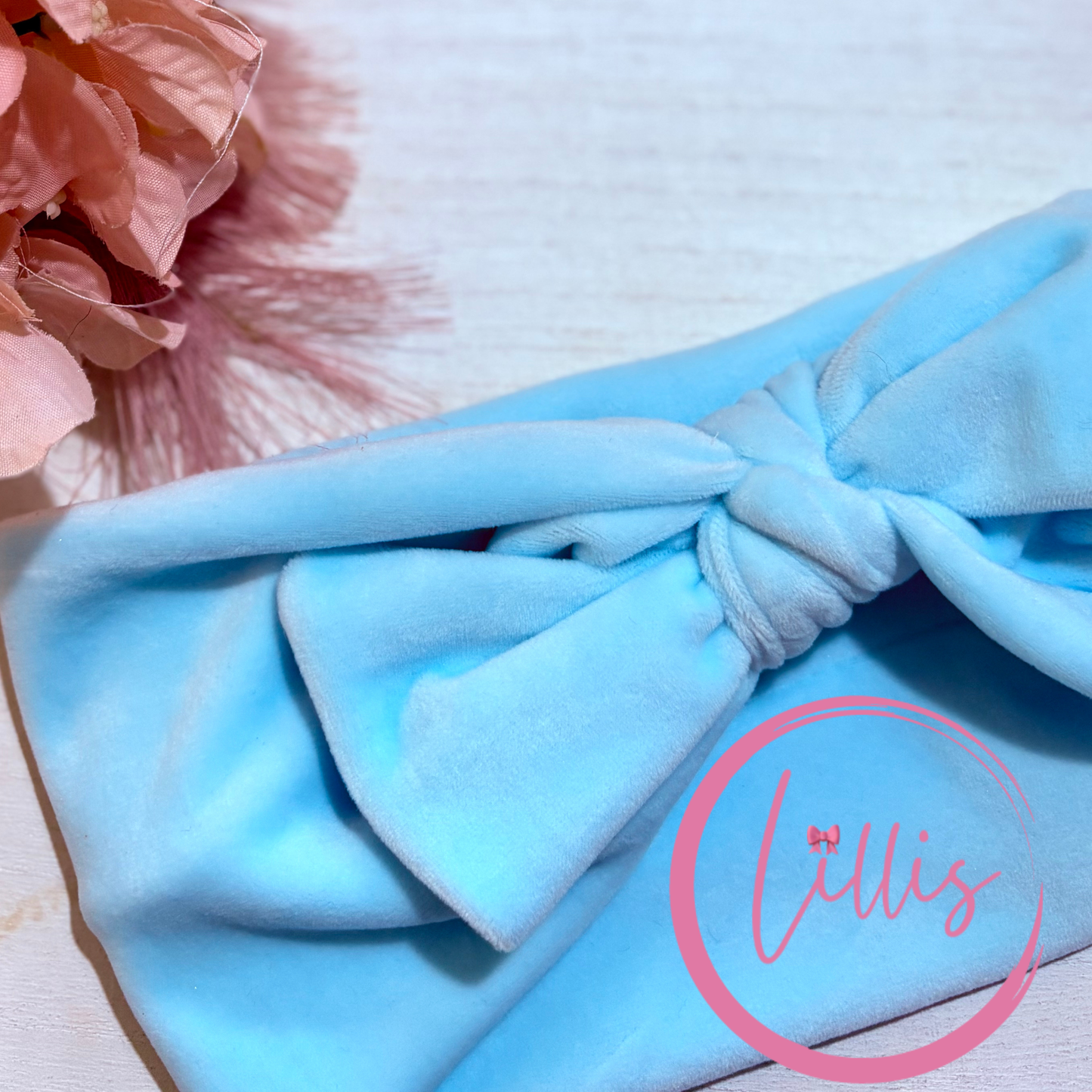 Faux bow headband soft super stretchy wear 3 ways