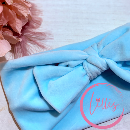 Faux bow headband soft super stretchy wear 3 ways