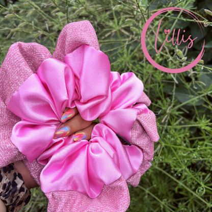 Lillis oversized Scrunchie Handmade Luxury Hair Accessory in Silky Satin