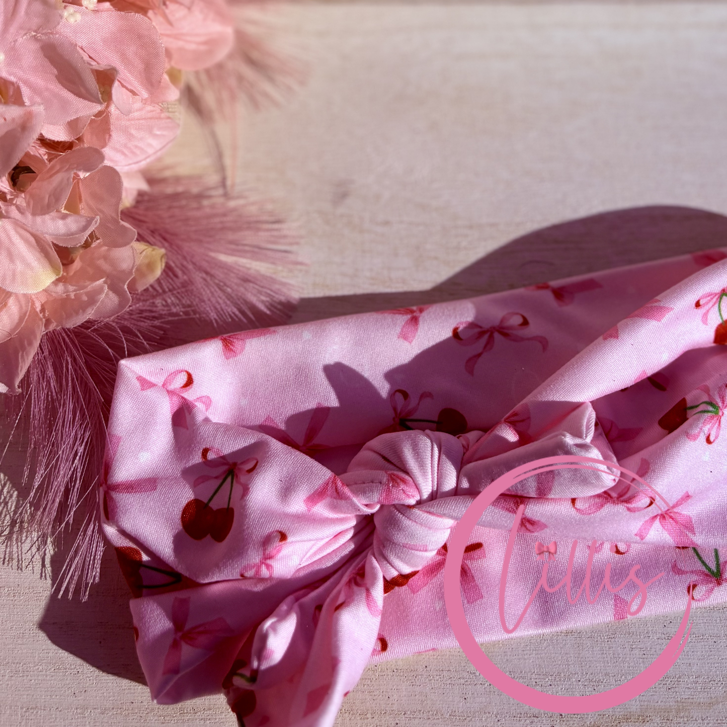 Faux bow headband soft super stretchy wear 3 ways