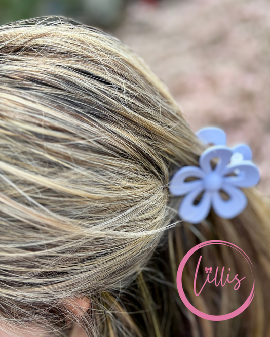 Flower claw clip