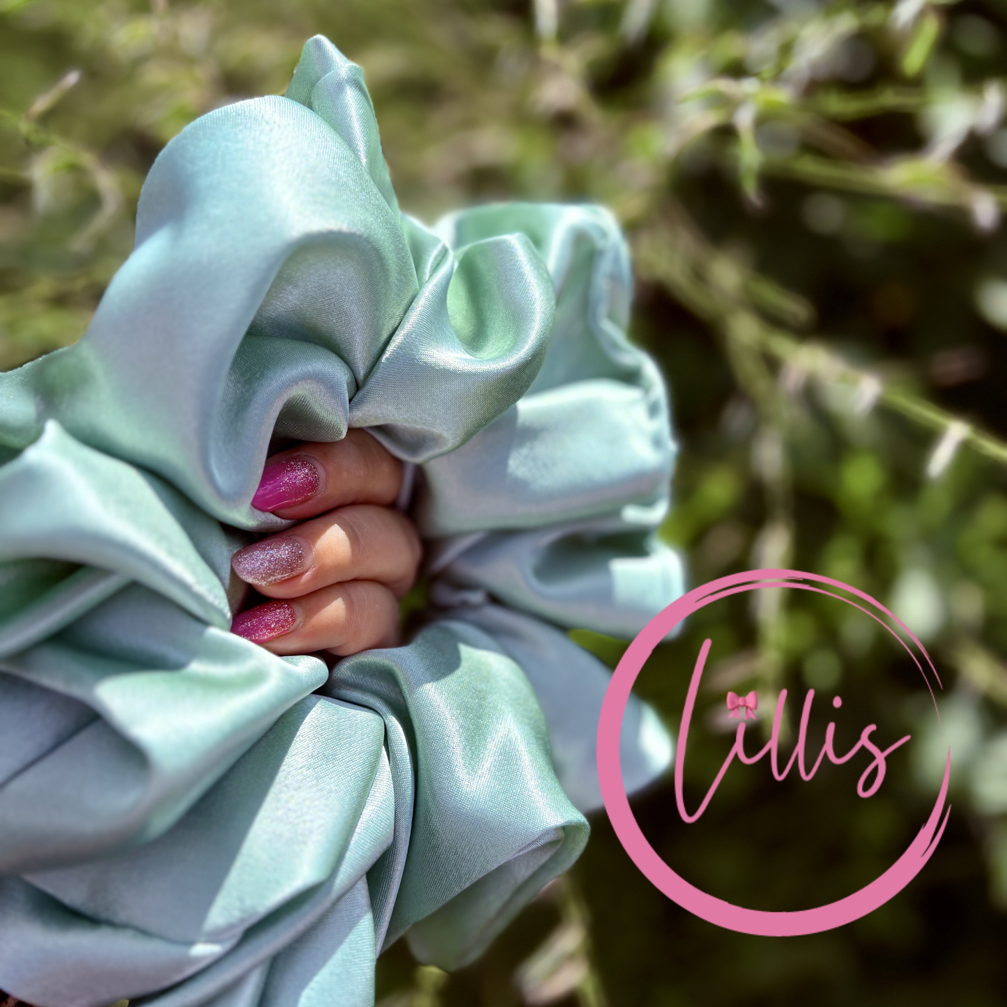 Lillis XXL Scrunchie Handmade Luxury Hair Accessory in Silky Satin