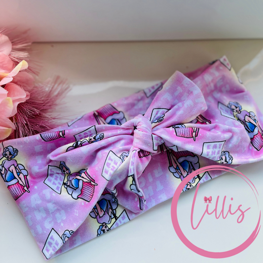 Anti political Faux Bow headhugs/headbands
