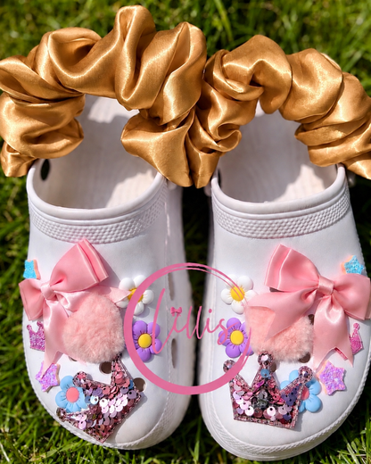 Croc Scrunchies – Satin Silk, Velvet & Faux Fur