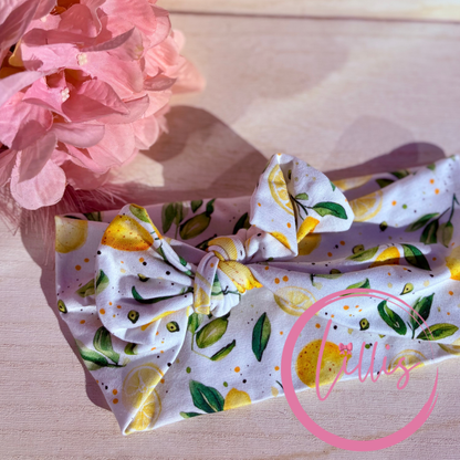 Faux bow headband soft super stretchy wear 3 ways