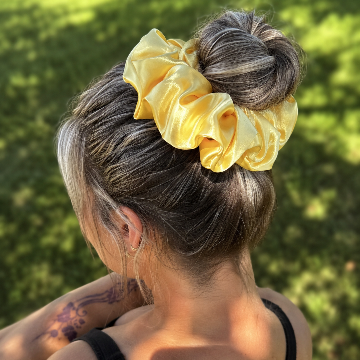 Lillis XXL Scrunchie Handmade Luxury Hair Accessory in Silky Satin