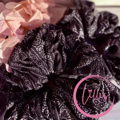 XXL Stretch Jersey Patterned Scrunchies | Handmade in Manchester | Bold, Sassy & Fun Hair Accessories