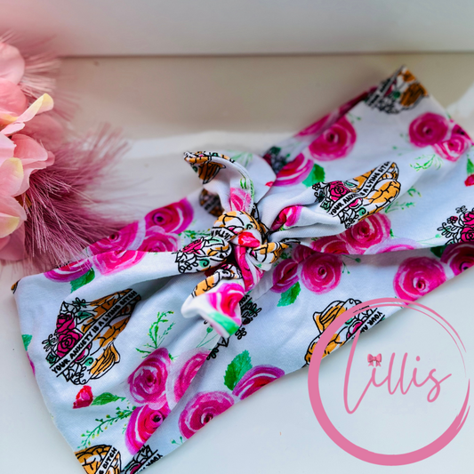 Faux bow headband soft super stretchy wear 3 ways sassy but cute designs